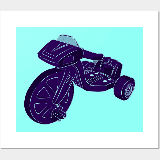 Big Wheel - Purple Wall Art by Production6